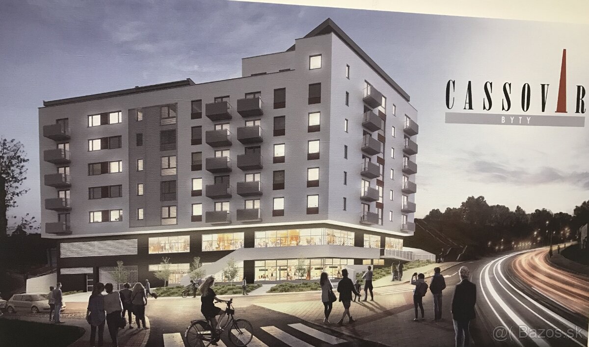 2 Izbový byt - CASSOVAR, komplet zariadený + Parking