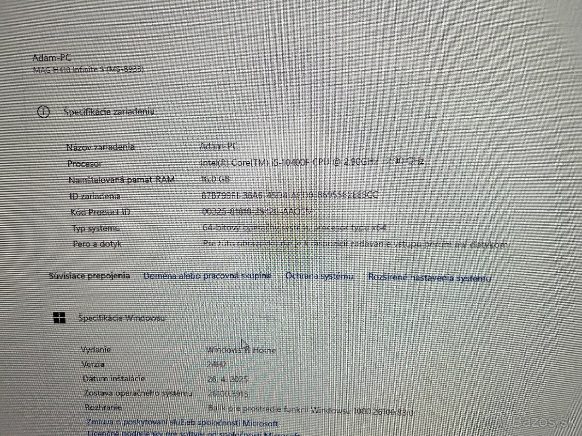MSI Infinite S - NvidiaRTX 2060, vratane hernej klavesnice
