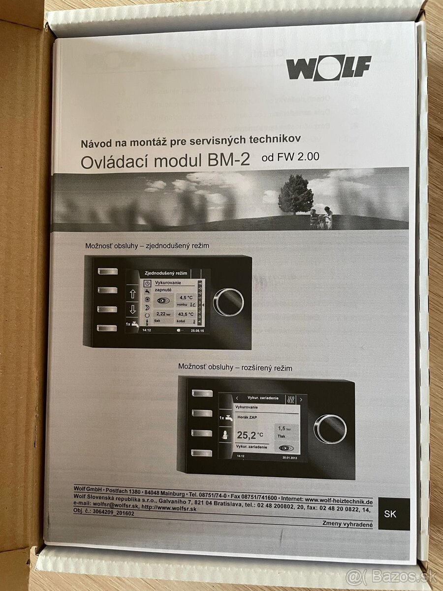 Ovládací modul WOLF BM-2