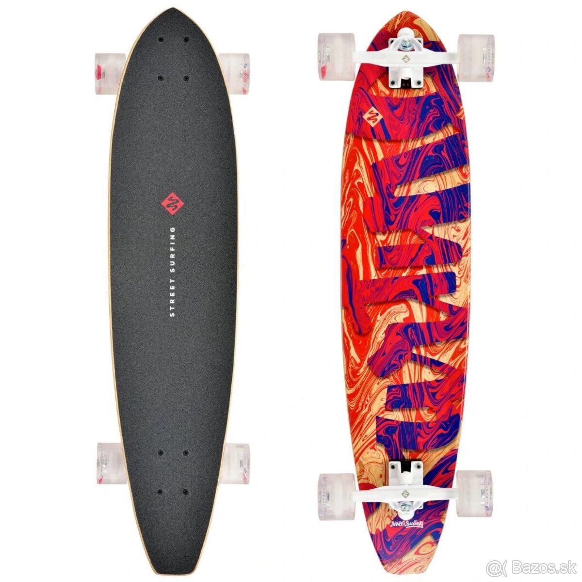 Longboard street surfing