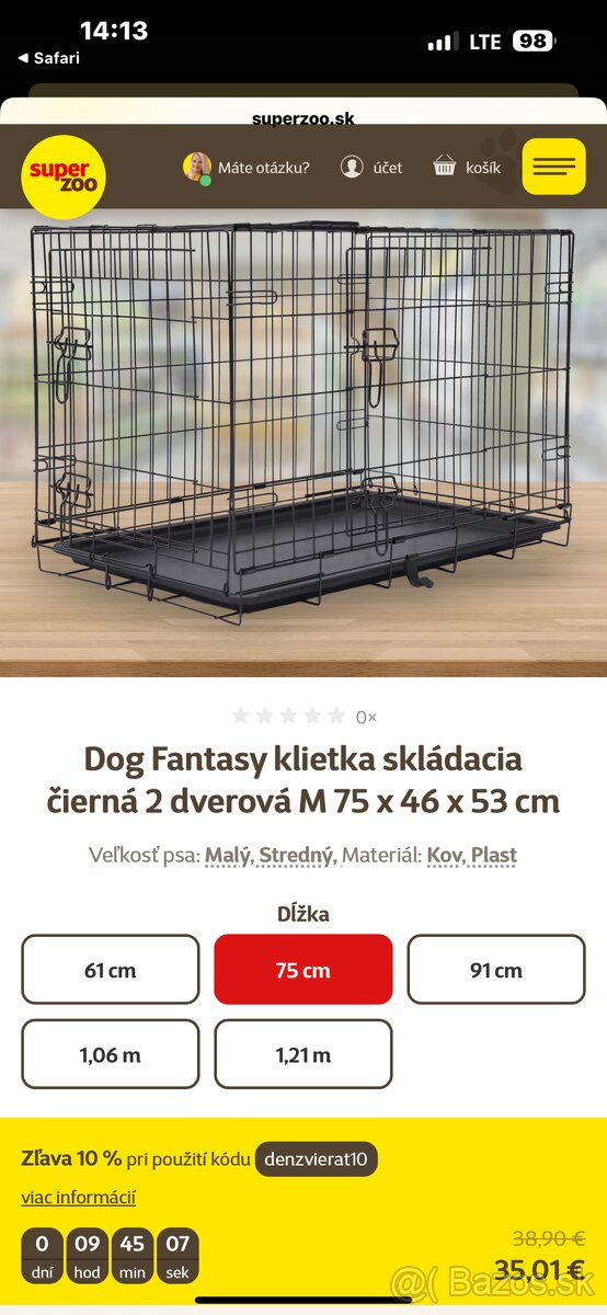 Klietka dog fantasy M