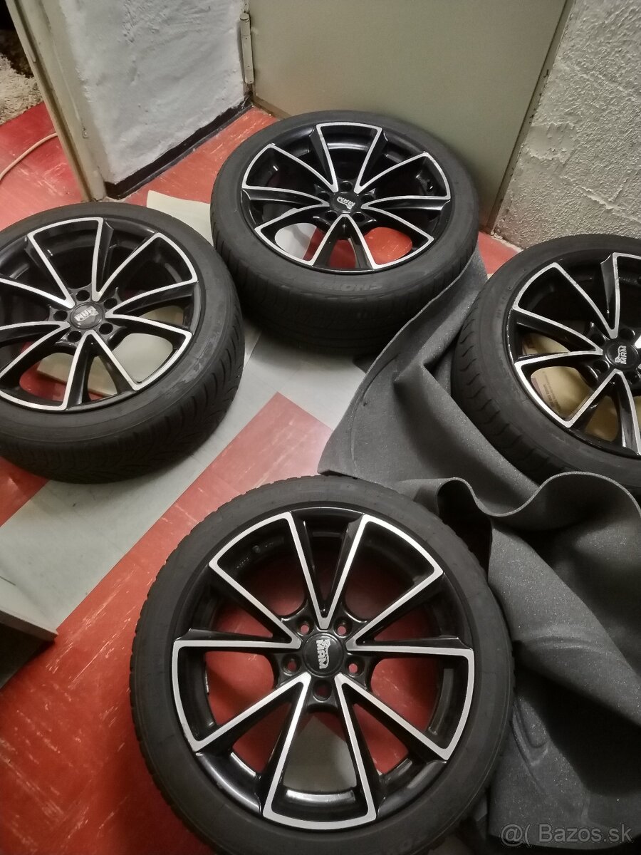 Hliníkové disky MAM A5  5x112 ET35 18zoll zimné  pneumatiky,