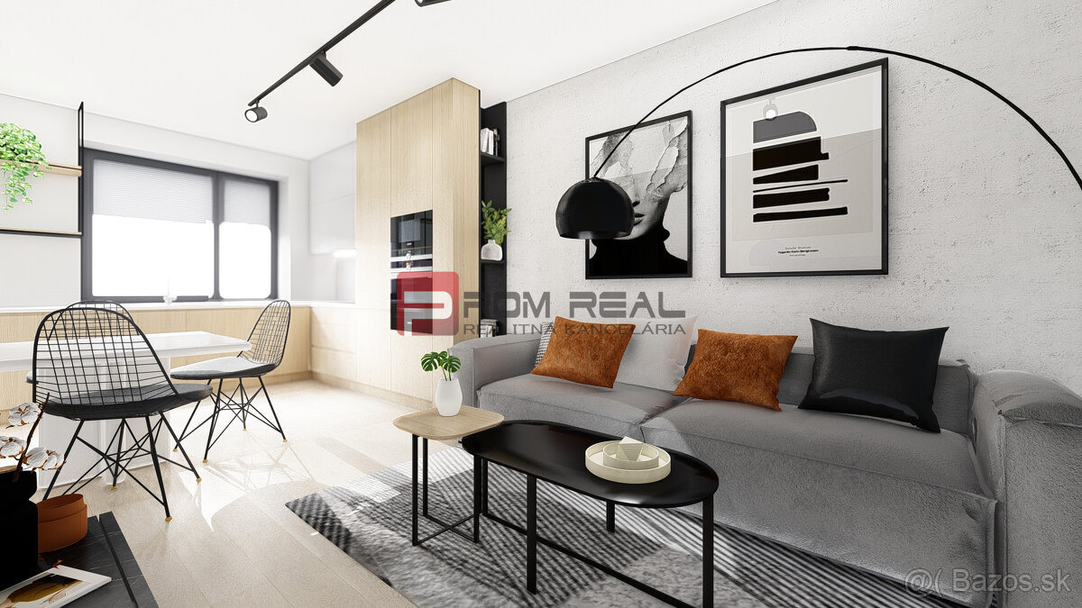 2-izbové byty (54,9 m²) s predzáhradkou a terasou od 158 999