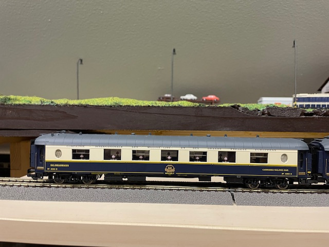 Salónny vagón Orient-express 1/87