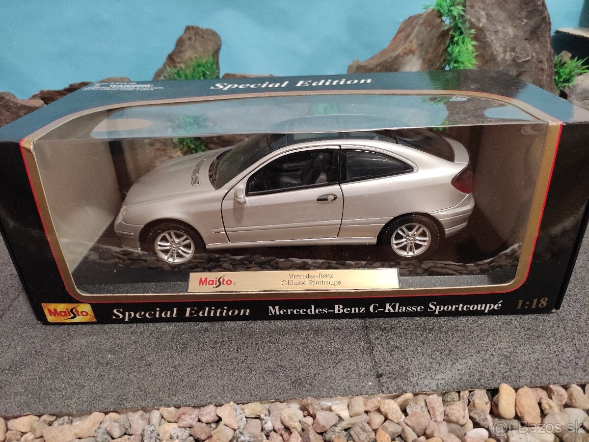 prodám model 1:18 Mercedes Benz C class sportcoupe
