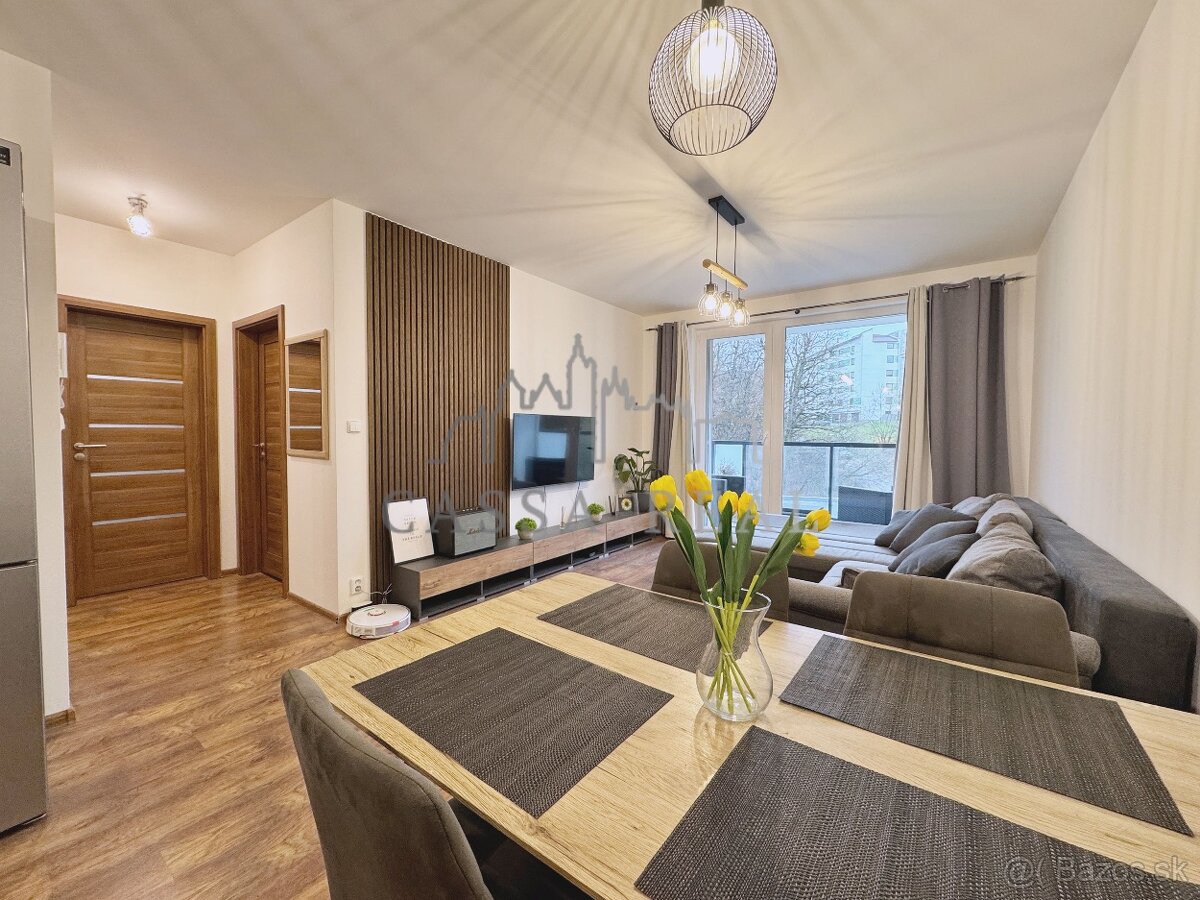 2i byt Adlerová, 53m2, novostavba, moderne zariadený, terasa