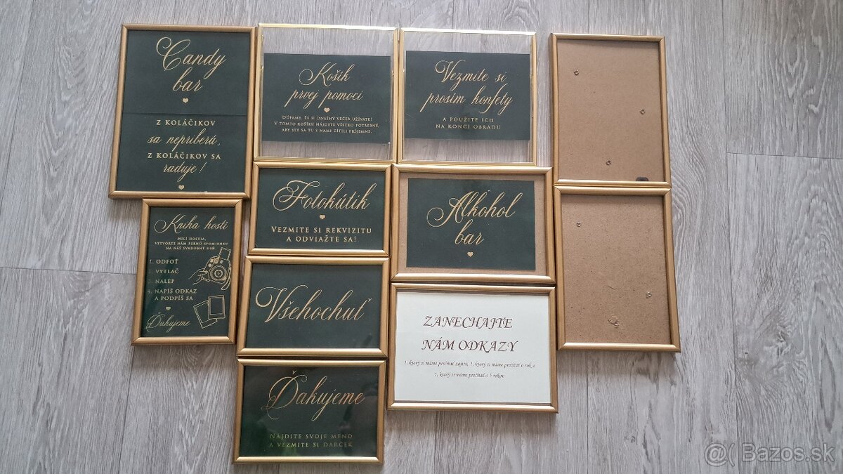 Rámčeky + nápisy zadarmo