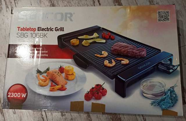 Elektrický gril Sencor SBG 106 BK – nový