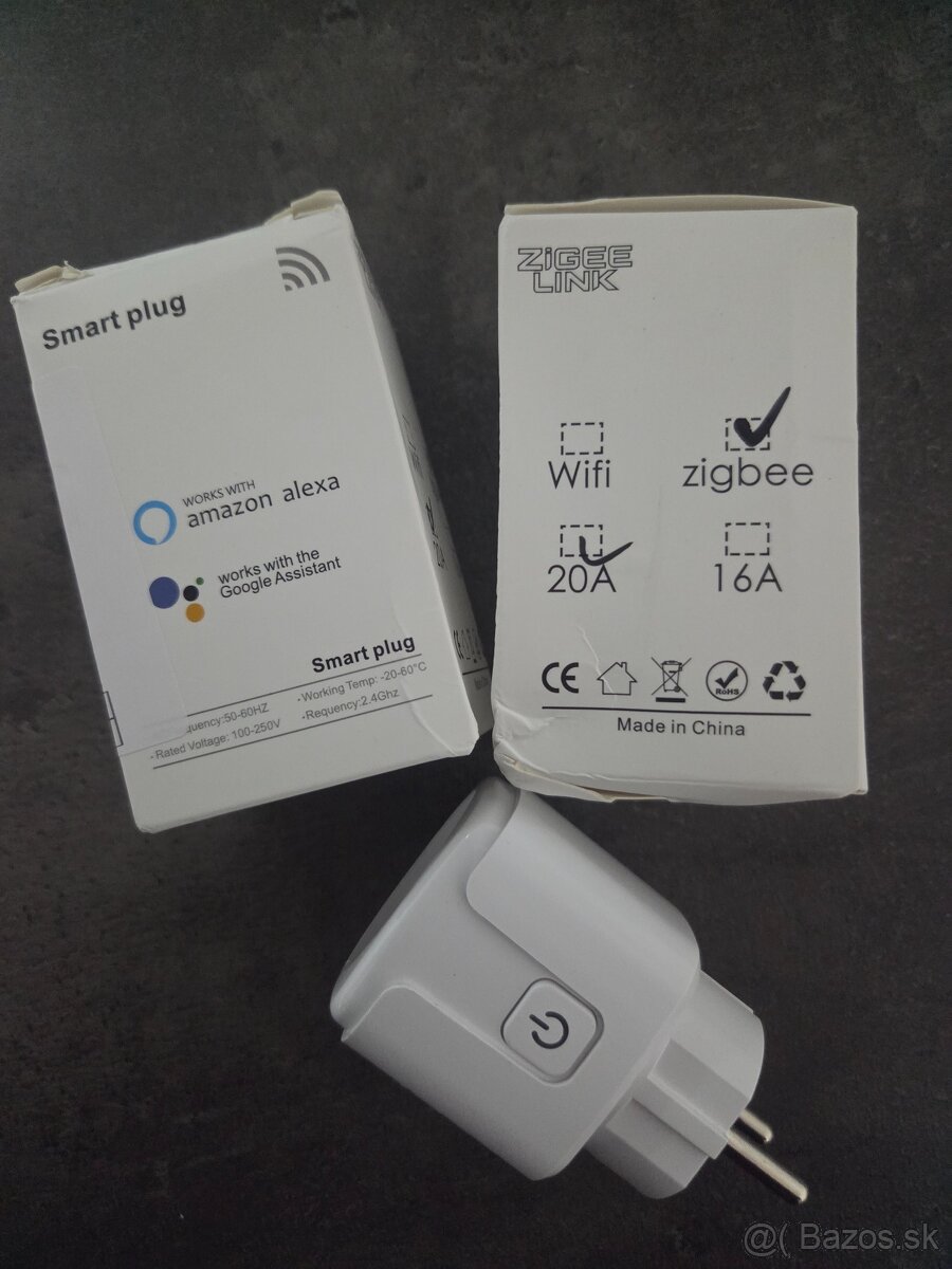 Smart zásuvky zigbee 20A,