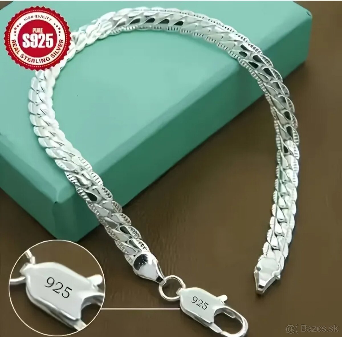 Nový dámsky stieborný náramok S925