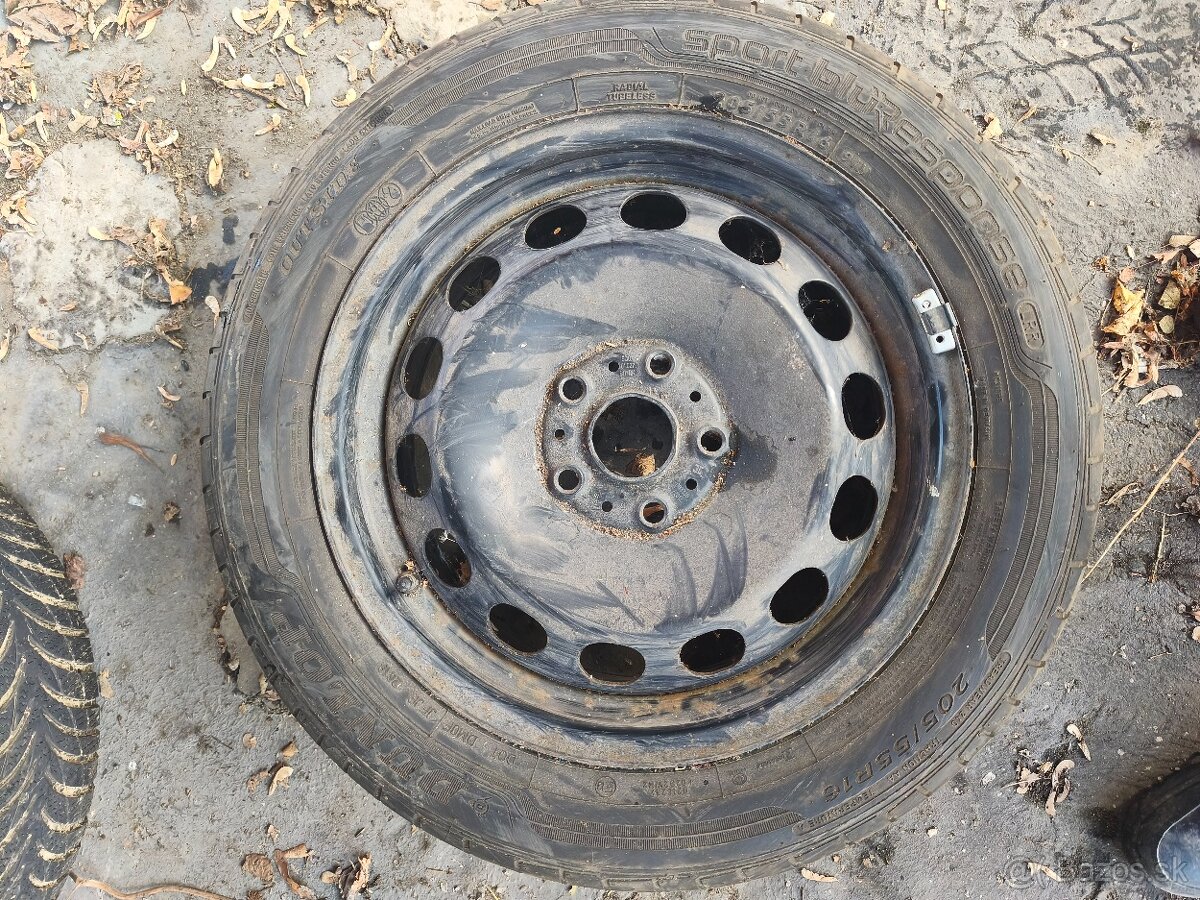 Letné pneumatika R16 + sada rezerva + disk