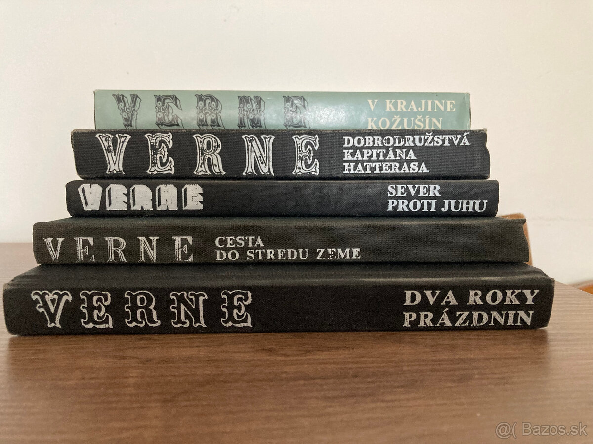 Jules Verne - romány - 5 ks