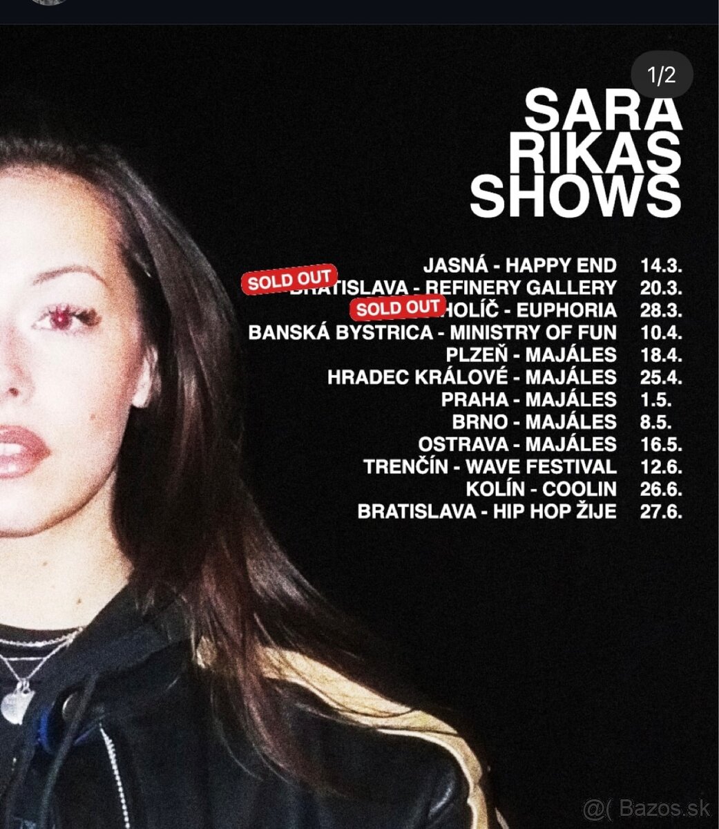 Bratislava koncert Sara Rikas