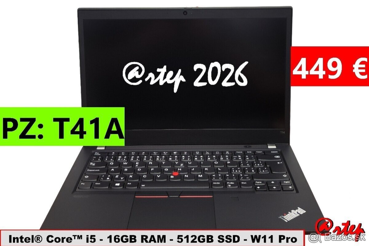 LTP T41A - i5/ 16 GB / 512GB / W11P (@rtep)