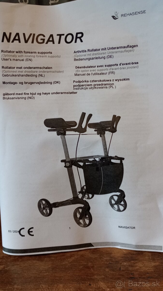 Chodítko pre seniorov/handic. osoby-ľahké