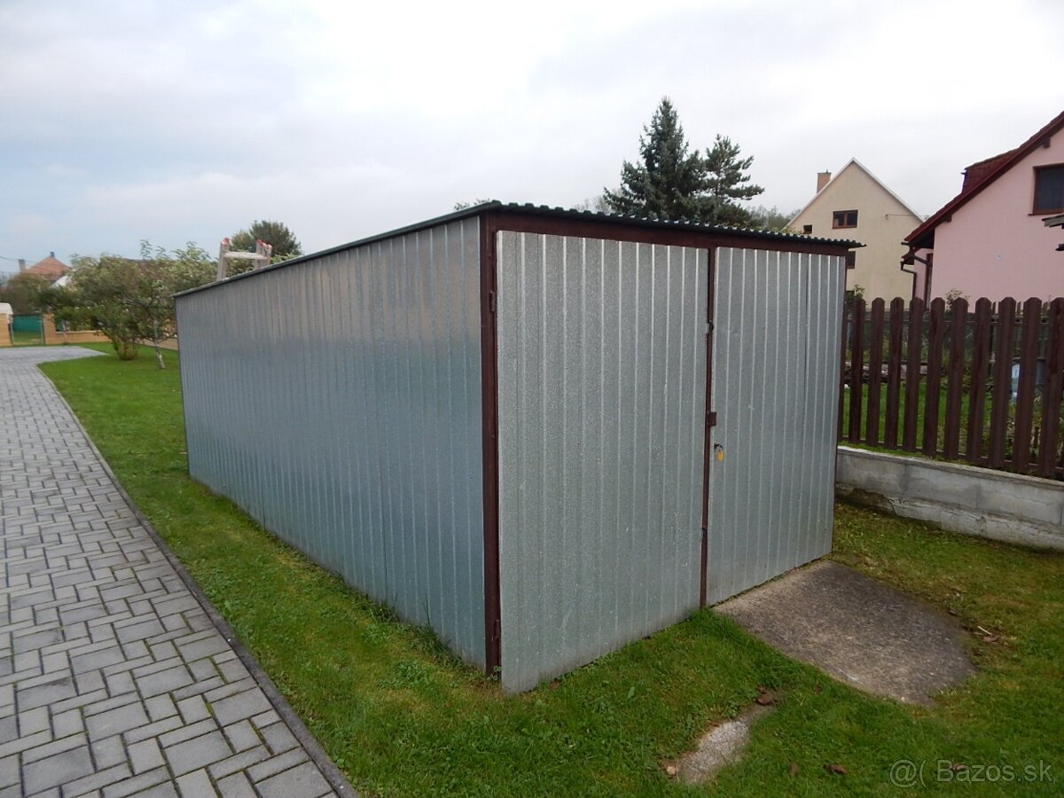 Plechová garáž 3x5m