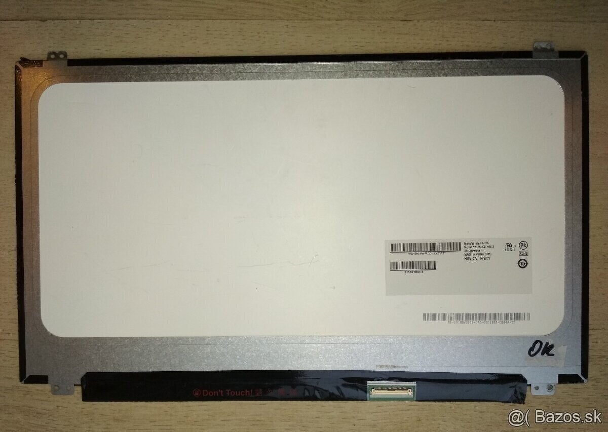 LED display 15.6" pre notebook 40pin B156XTN04.3