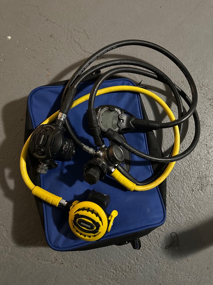 Automatika Apeks XTX Tungsten + Octopus a Cobra Suunto