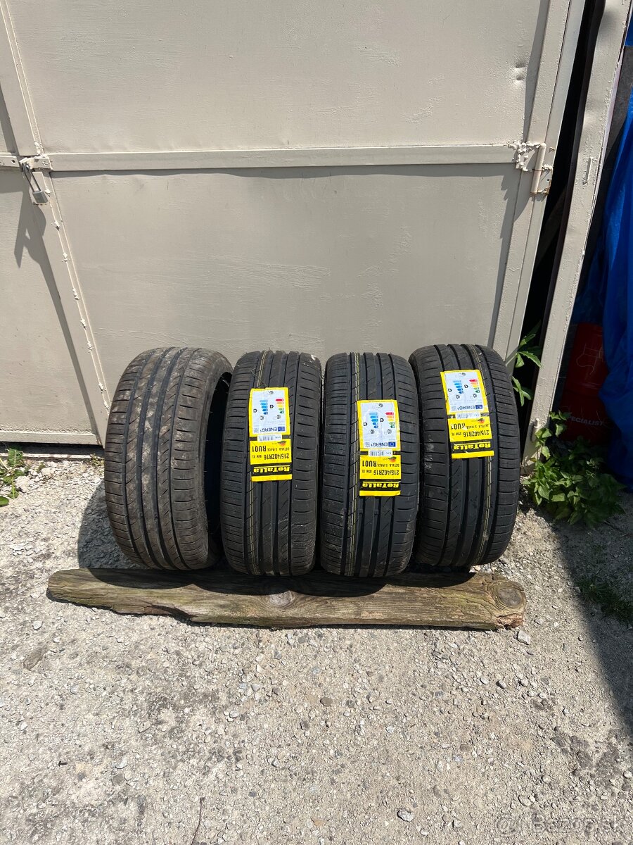 215/40 r16 letne pneumatiky predam
