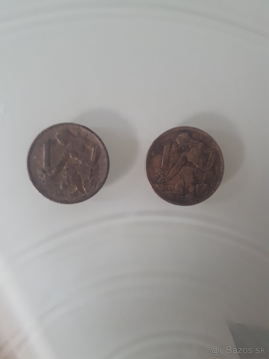 Na predaj stare československé mince
