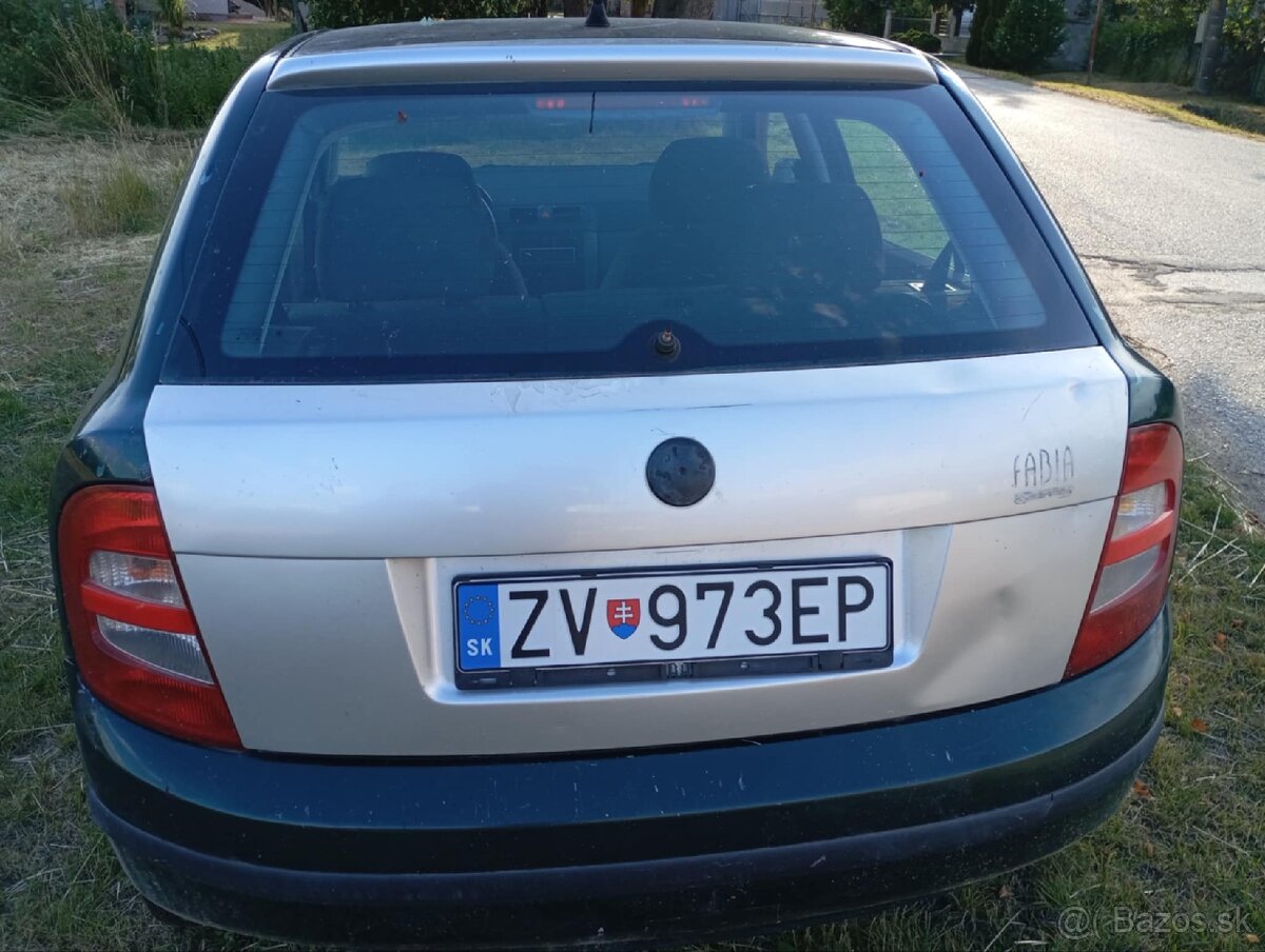 Rozpredám škoda fabia 1,2