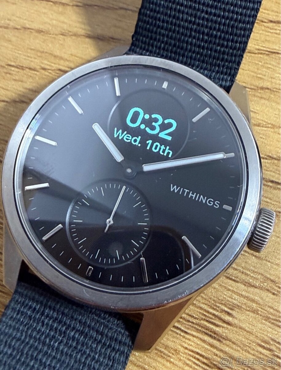 Withings Scanwatch 2 42 mm čierne smart hodinky smartwatch
