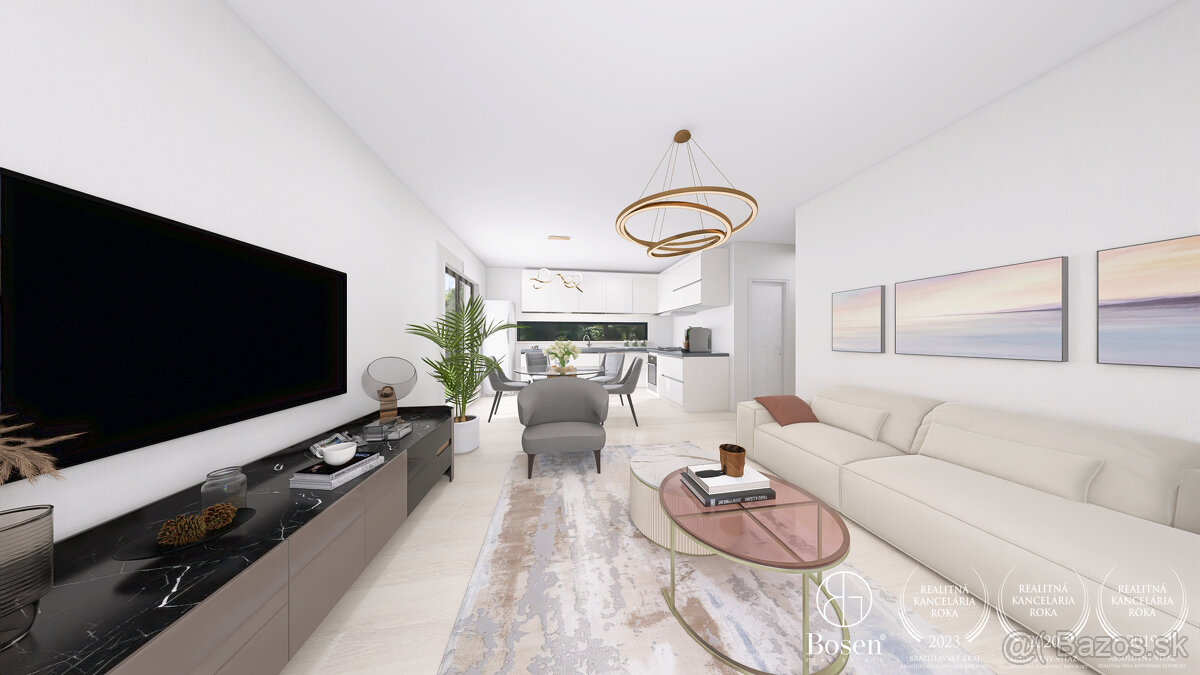 BOSEN | VO VÝSTAVBE - 4 izbový mezonet s pozemkom, Záhorská