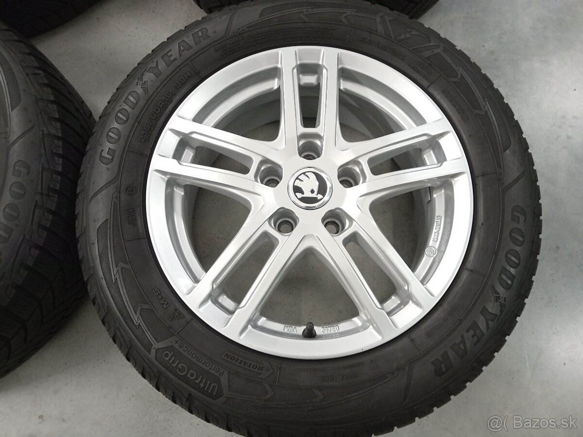 Predam zimne ALU 5x112 R16 6,5J ET41 DEZENT SKODA KAROQ YETI