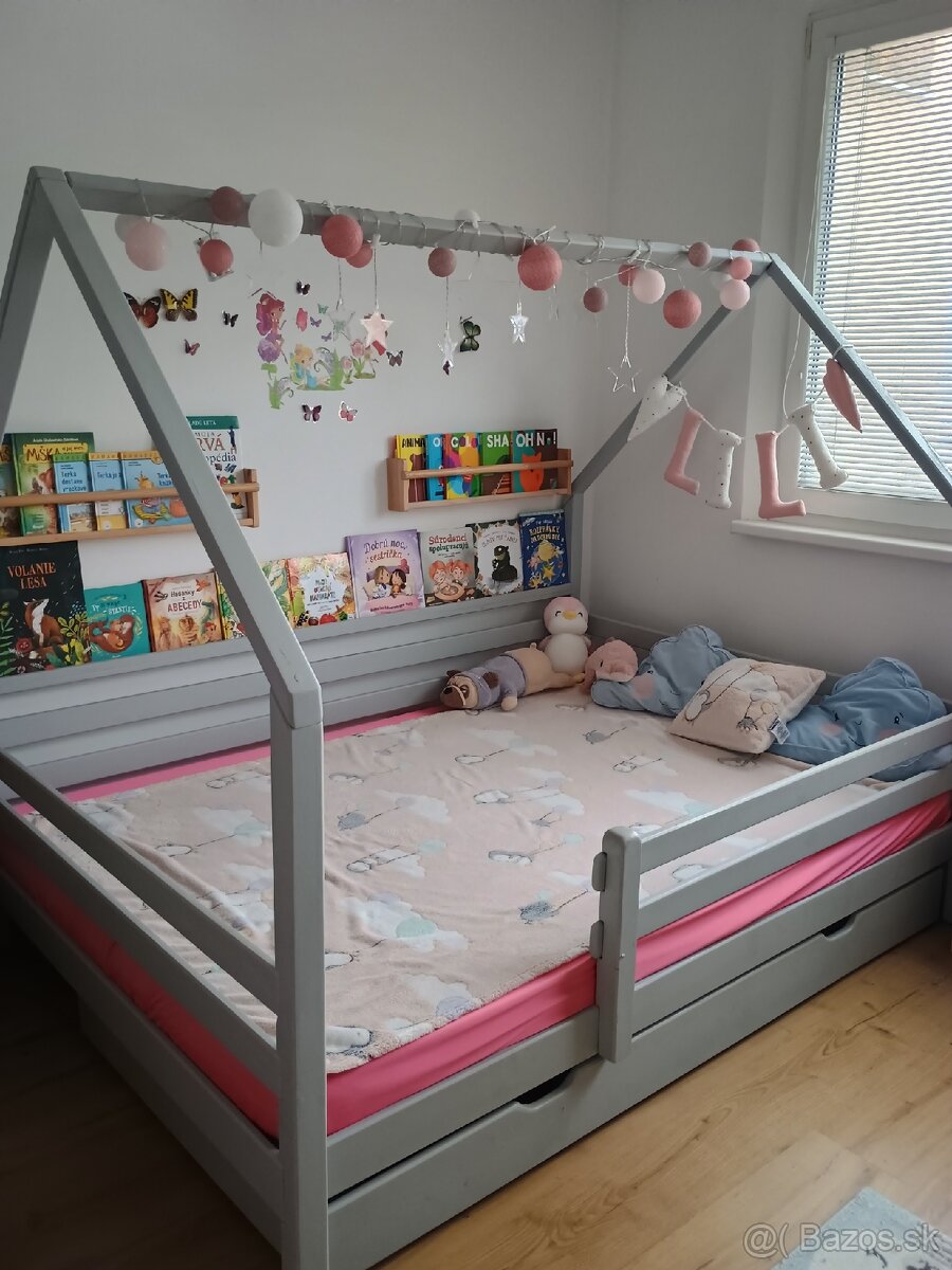 Velka domcekova montessori postel