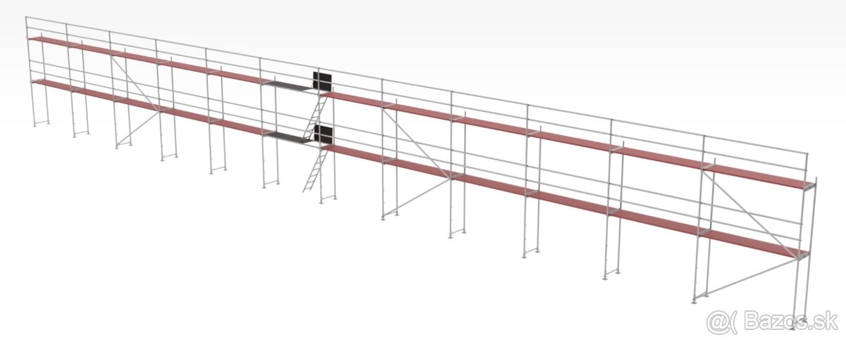 Sada 230m2 použitého lešenia