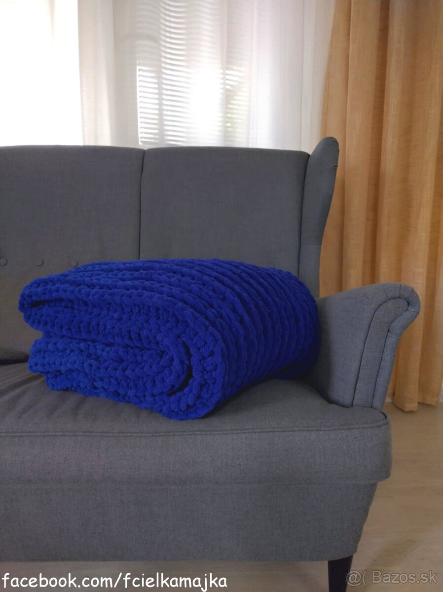 NOVA puffy deka 145/200 kralovska modra