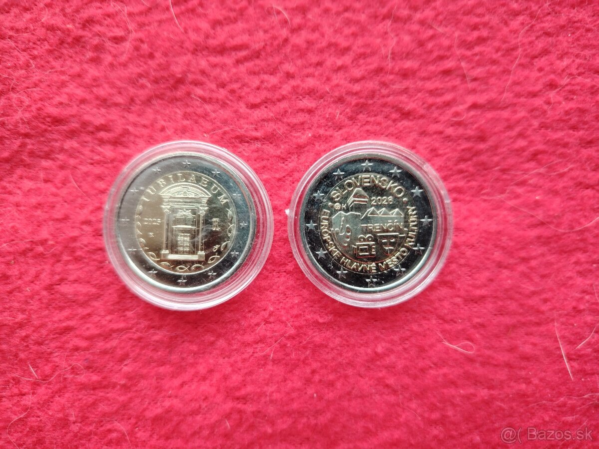 2 e pamätné mince