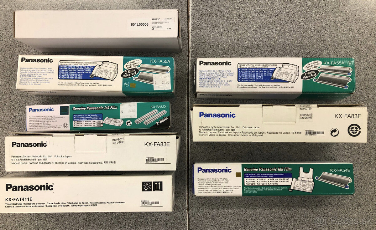Predám filmy do faxov Panasonic