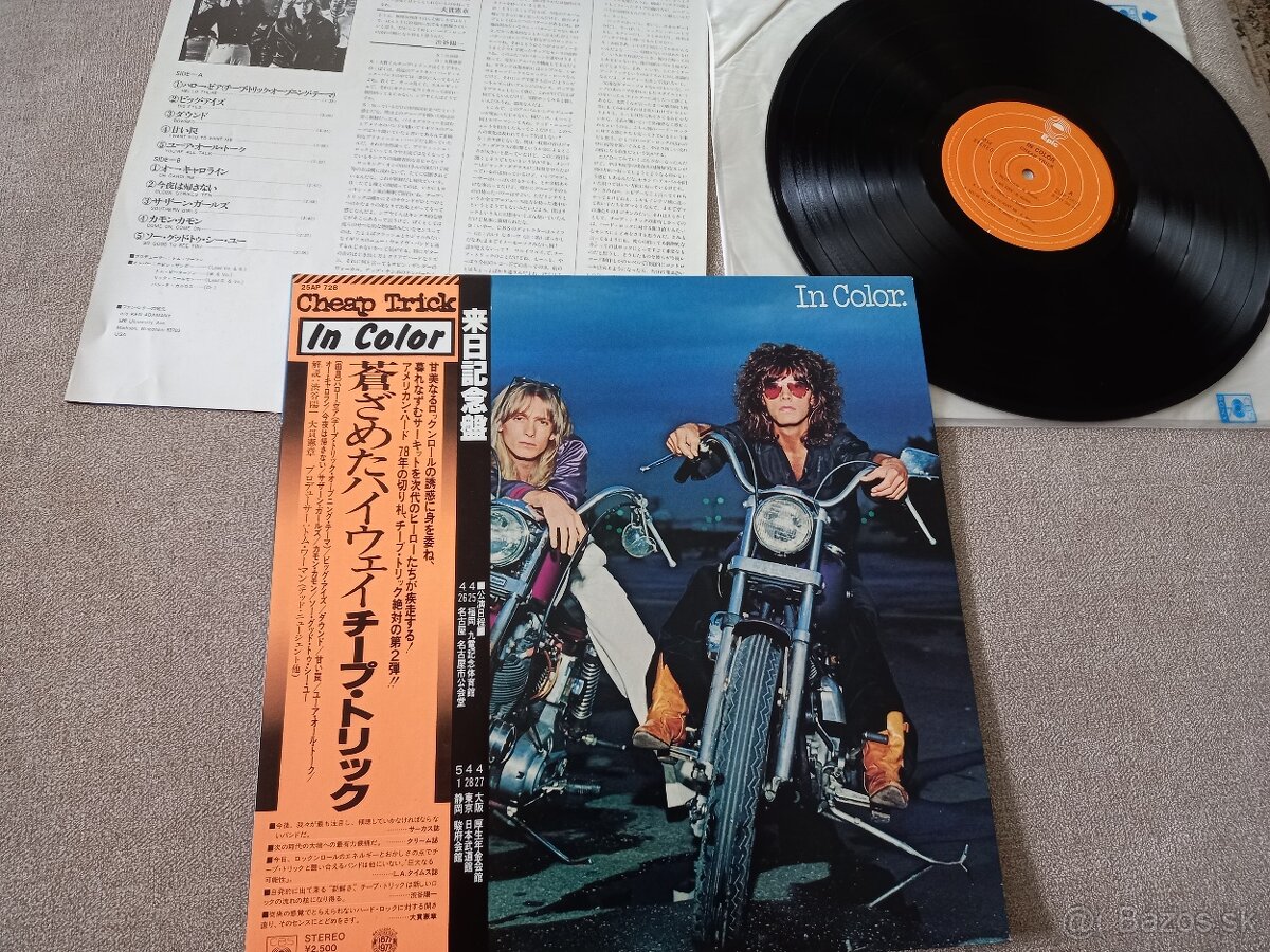 CHEAP TRICK „In Color „ /Epic 1977/OBI+ orig textova prilo