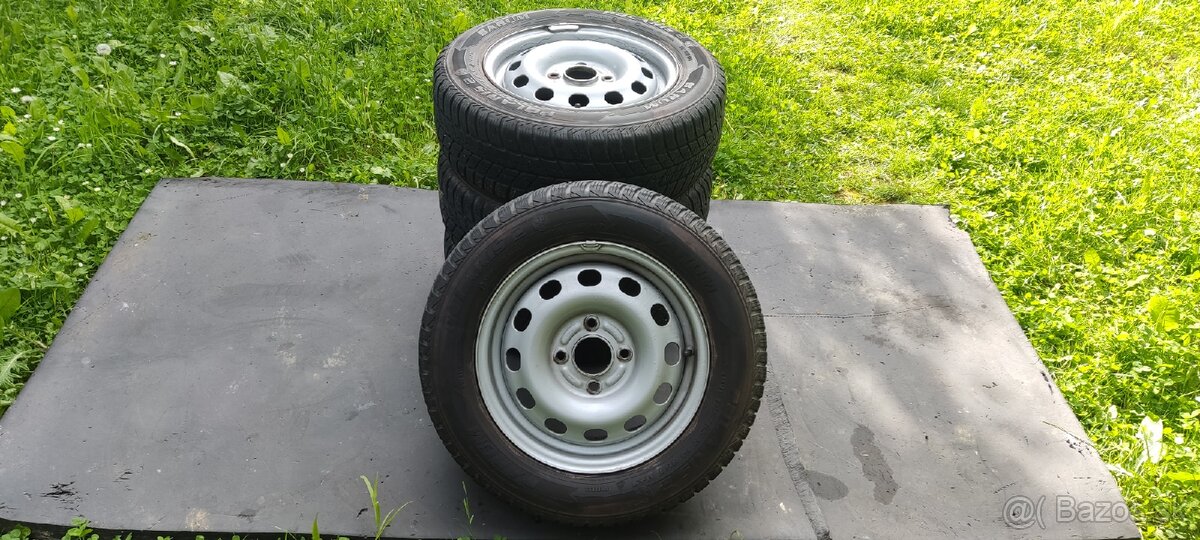 185/65 R14 Barum Polaris 2 M+S, + disky rozteč 4x108