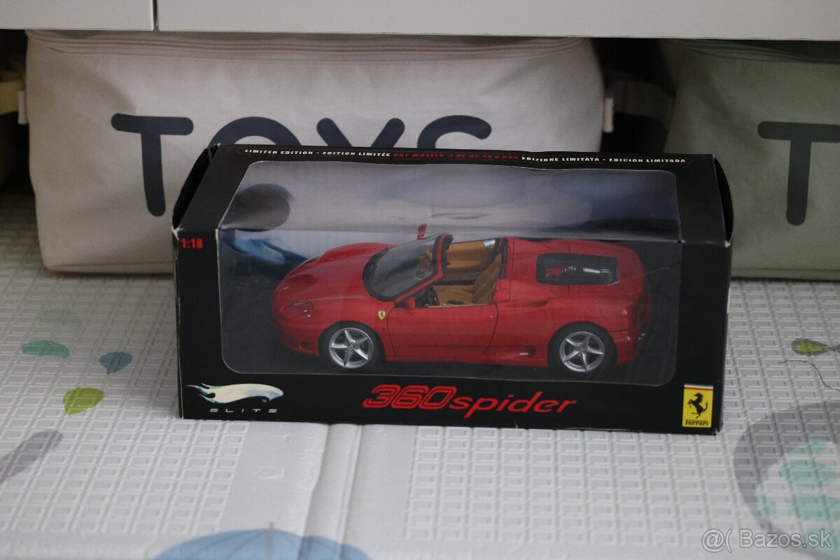 1:18 Ferrari 360 spider Hotwheels elite