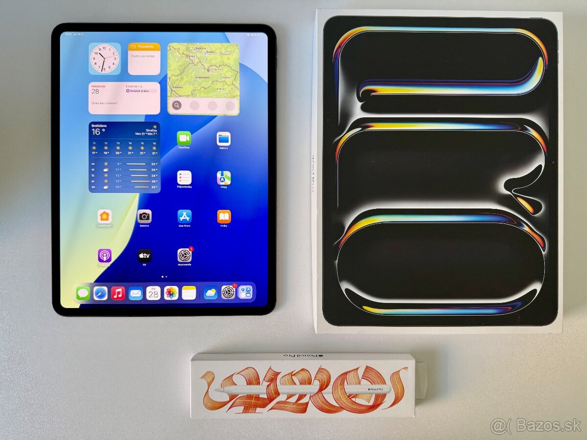 PREDAM/ VYMENIM IPAD PRO 13 M4 CELLUAR + APPE PENCIL PRO