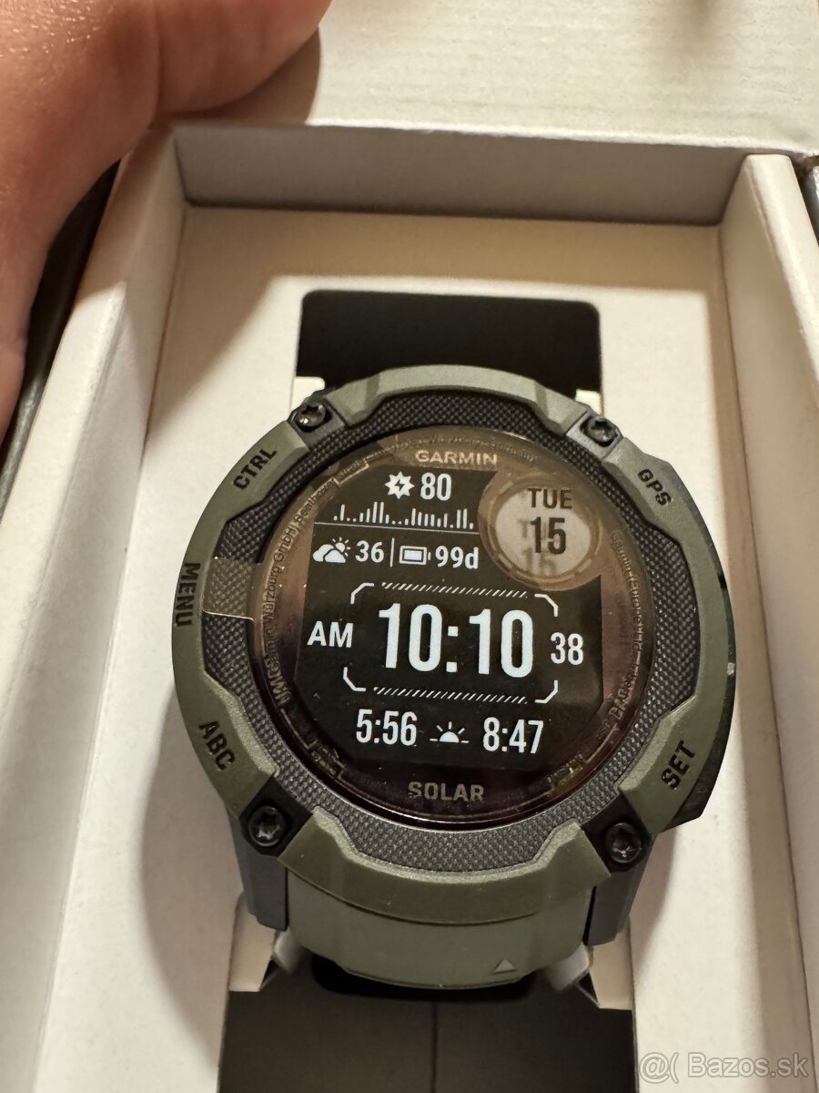 Garmin Instinct 2X Solar Moss