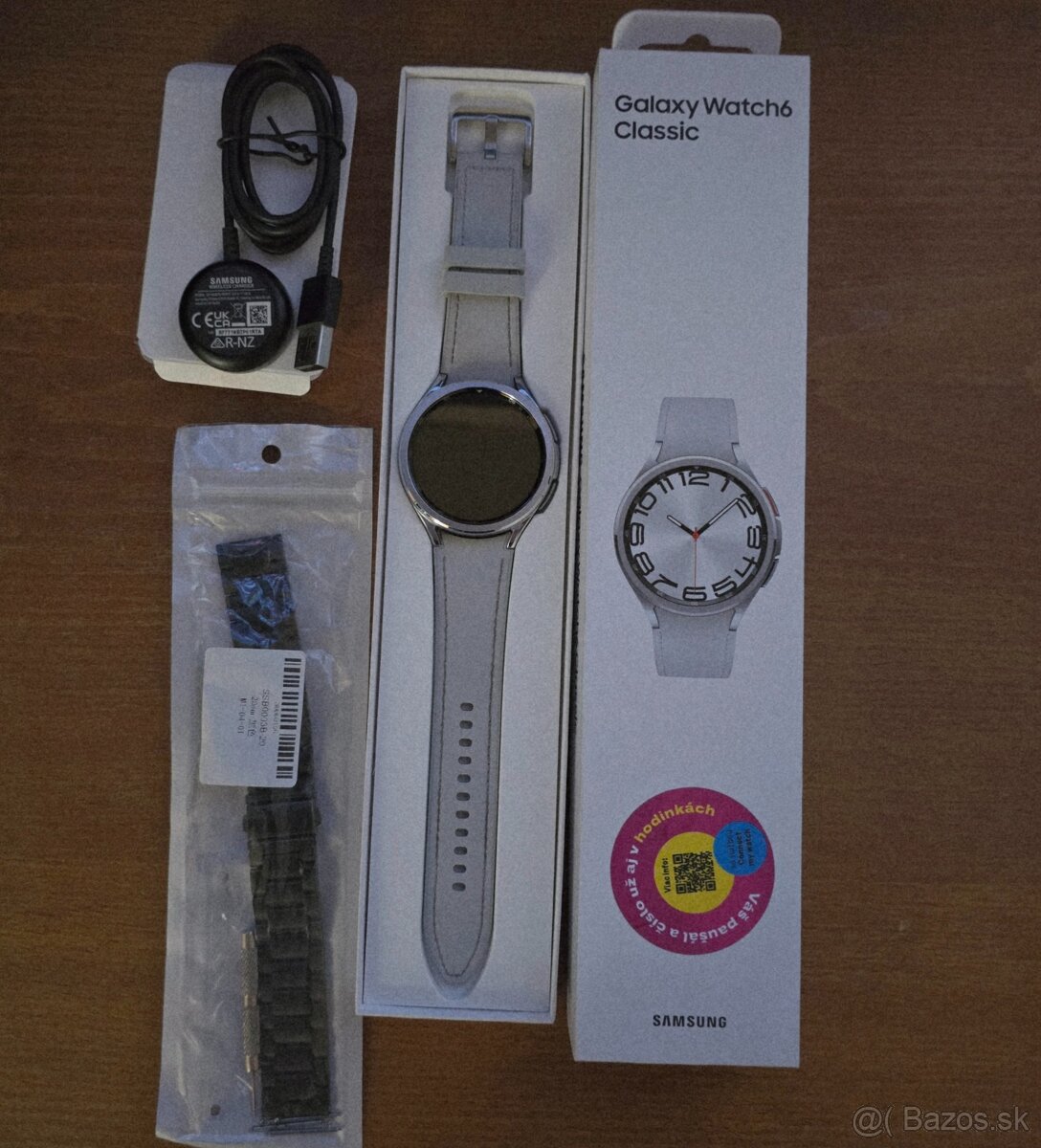 SAMSUNG Galaxy Watch 6 Classic (47 mm) LTE strieborná