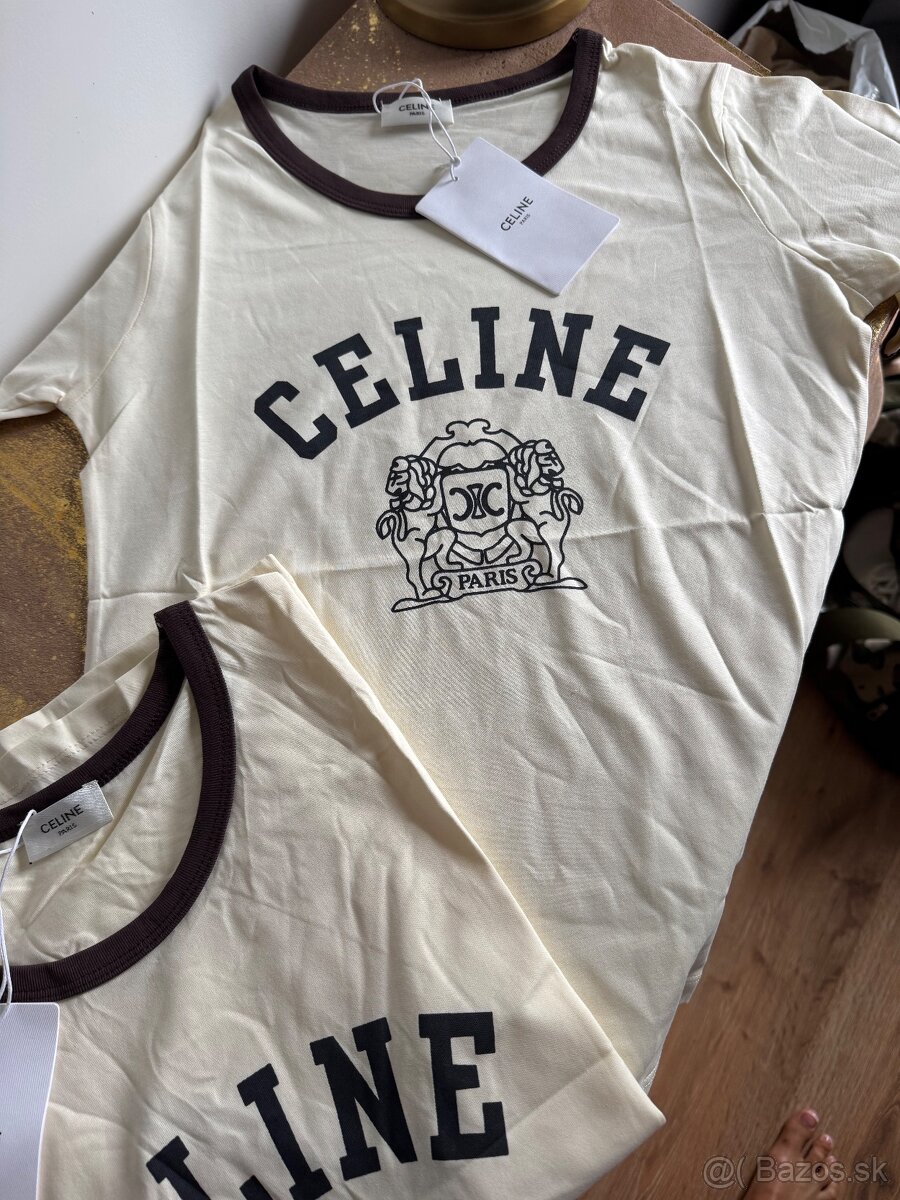 Celine bavlnené tričko Skladom