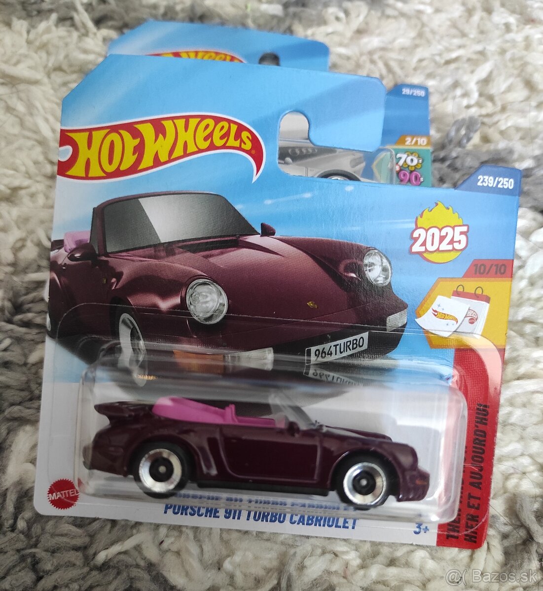 HOT WHEELS - Porsche 911 Turbo Cabriolet - Predám/Vymením