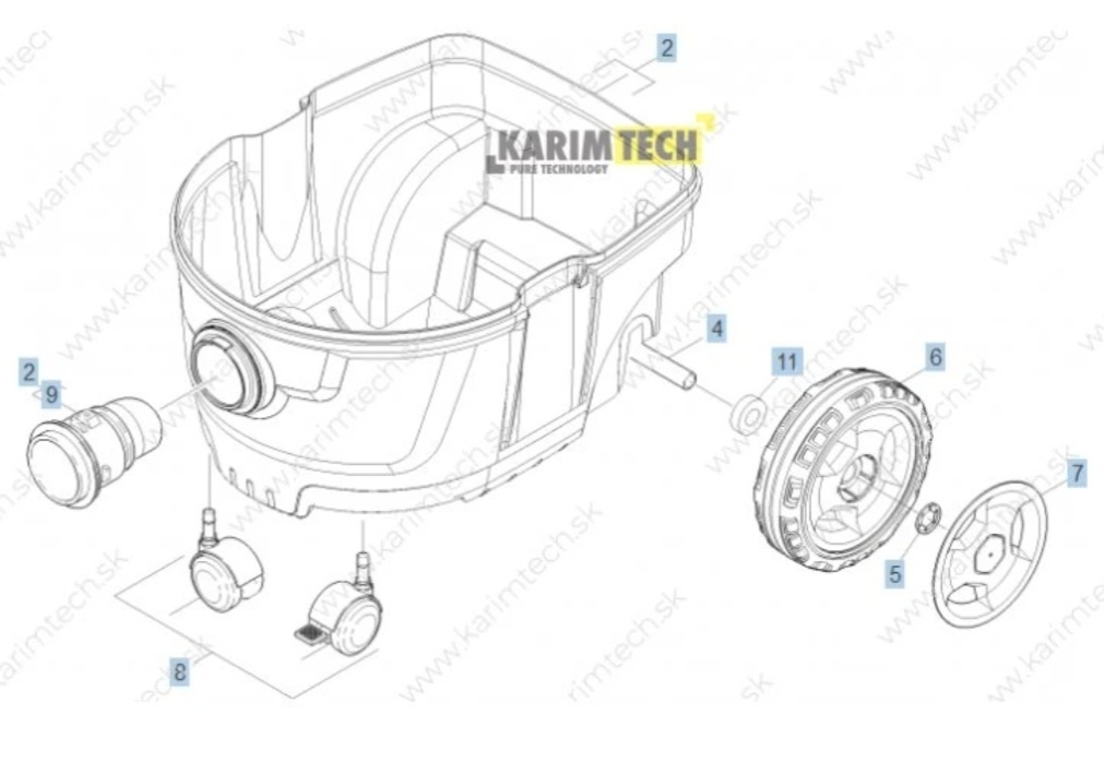 Vysávač Kärcher professional NT 35/1 Ap