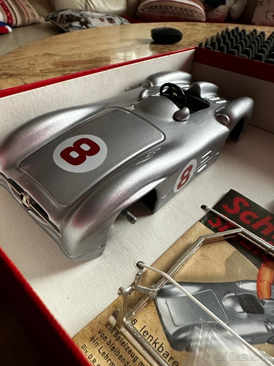 Sada Schuco stará retro hračka skladačka auta Mercedes