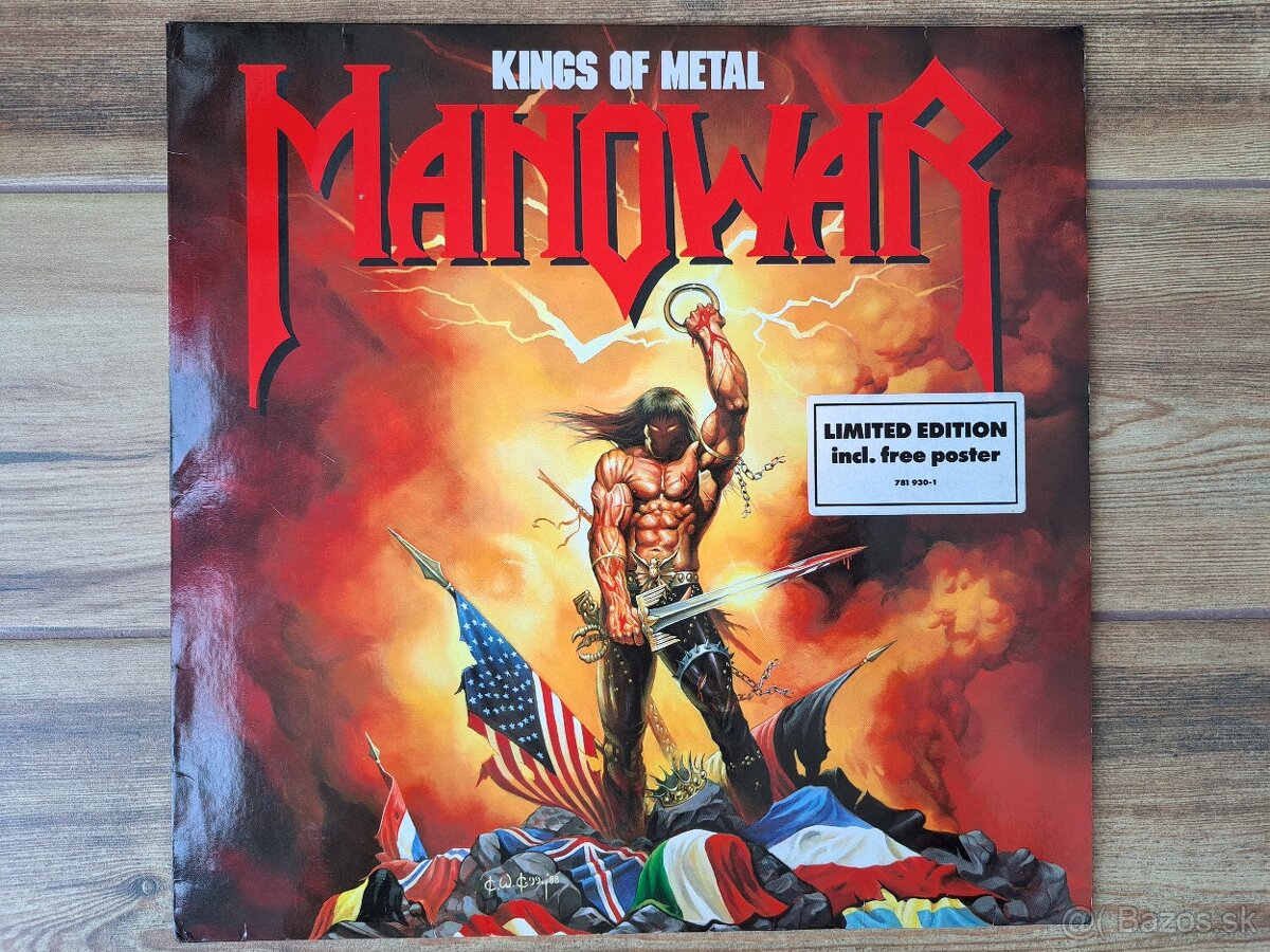 Lp MANOWAR- Kings Of Metal