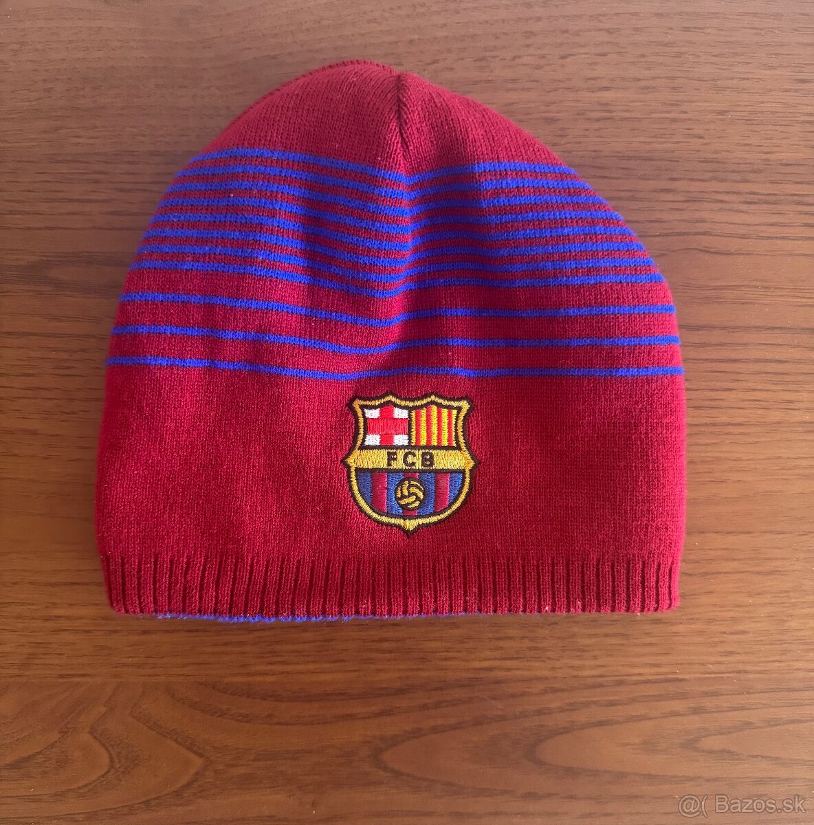 FC Barcelona zimná čiapka 2v1- Nová