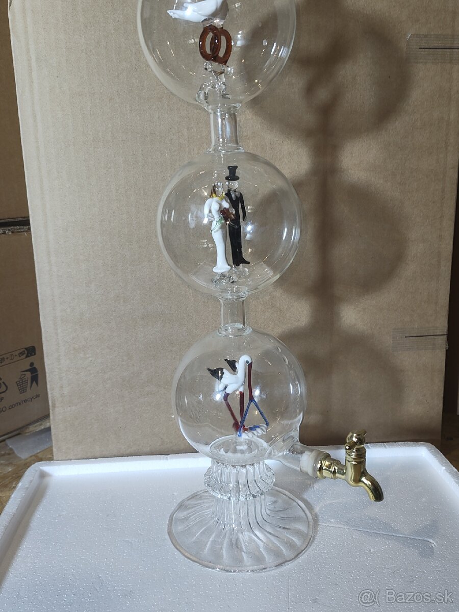 Svadobná fľaša na víno