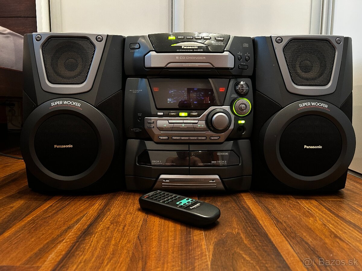 Predám hi-fi vežu PANASONIC SA-AK25