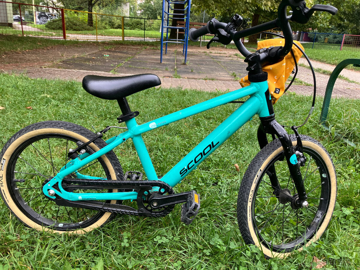 detsky bicykel ACADEMY 16 tyrkysový