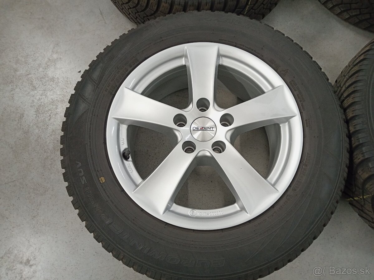 Zimne ALU 5x112 R16 7J ET35 DEZENT VOLKSWAGEN TIGUAN