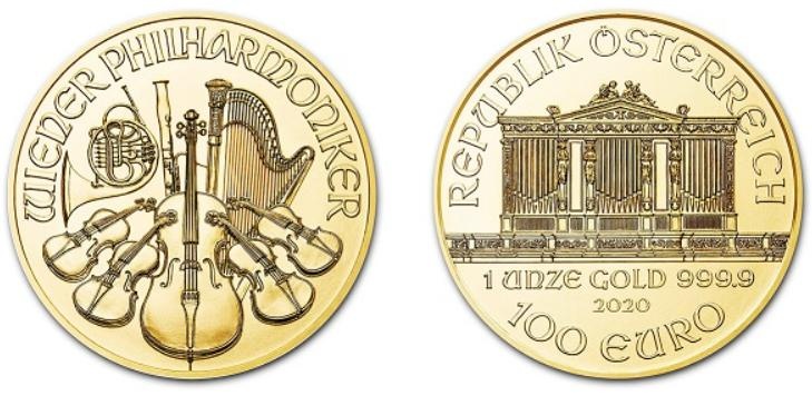 Philharmoniker 1 Oz - Investičná zlatá minca